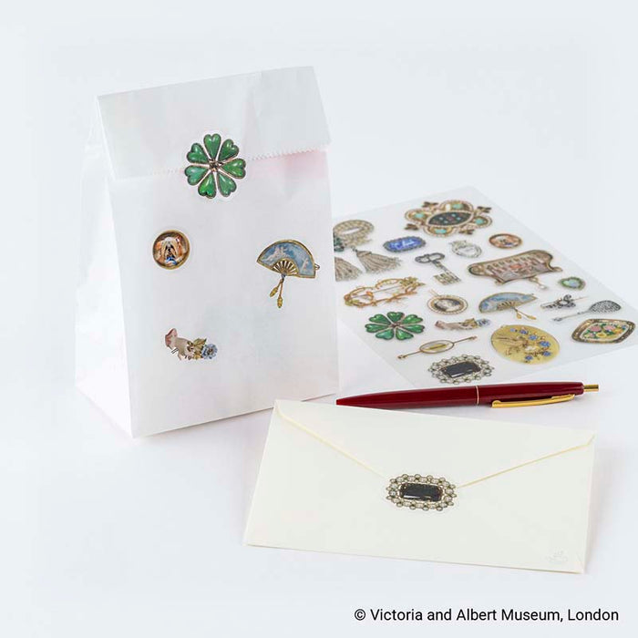 Hobonichi | Pegatinas V&A Series: Almost Actual-Size Jewellery
