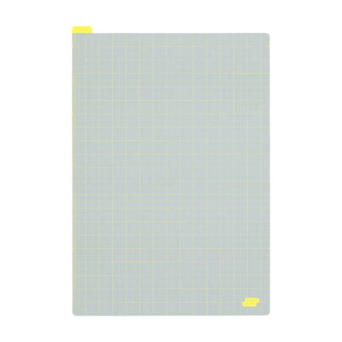 Hobonichi | Plantilla de Escritura Pencil Board A5 Ice Gray x Yellow