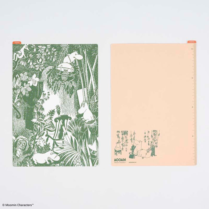 Hobonichi | Plantilla de Escritura Pencil Board A5 Moomin (Jungle Game)