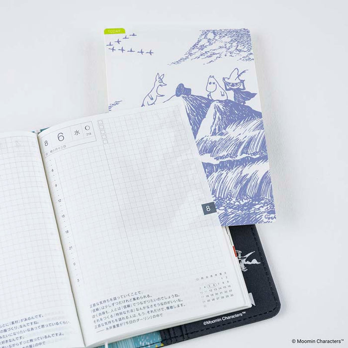 Hobonichi | Plantilla de Escritura Pencil Board A6 Moomin (Mysterious Hat)