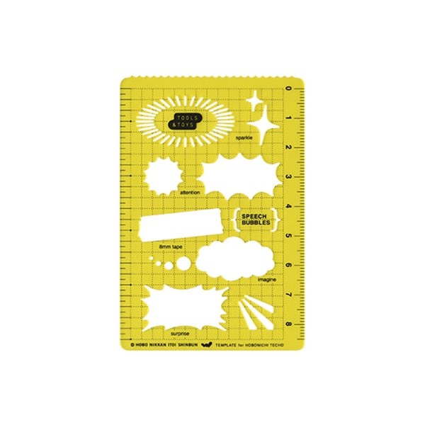 Hobonichi | Plantilla Stencil Speaking