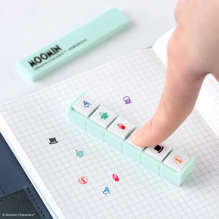 Hobonichi | Sellos Entintados Pochitto6 Moomin