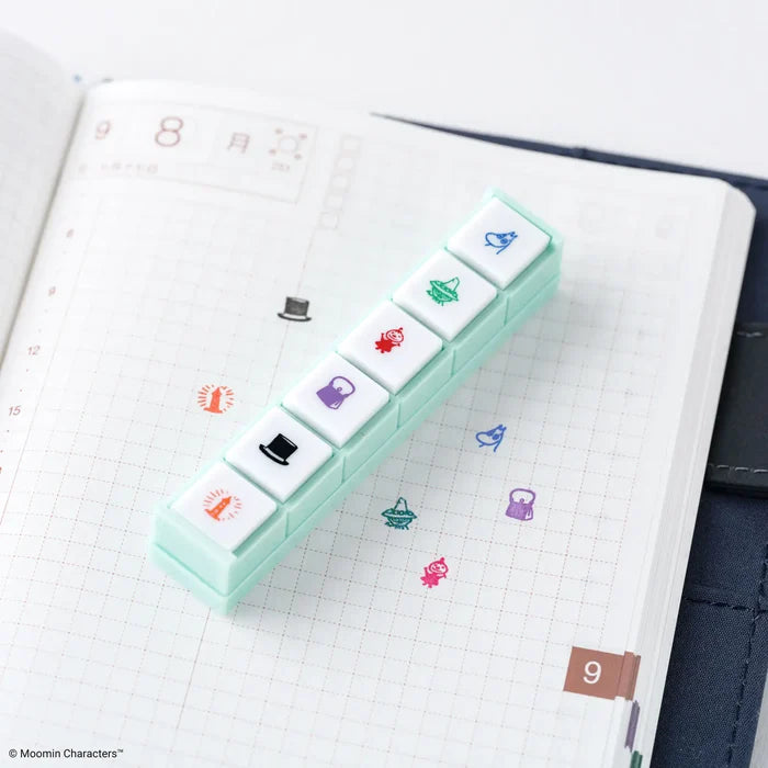 Hobonichi | Sellos Entintados Pochitto6 Moomin