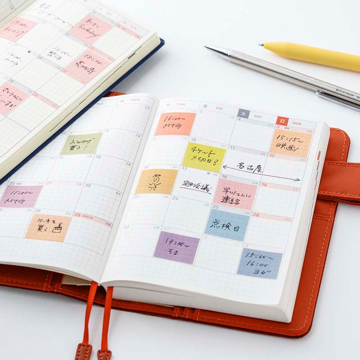 Hobonichi | Set de Notas Adhesivas Tiles TSUKI no IRO Translucent