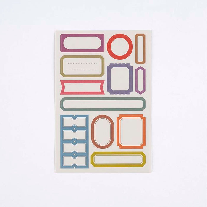 Hobonichi | Set de Pegatinas TSUKI no IRO Schedule