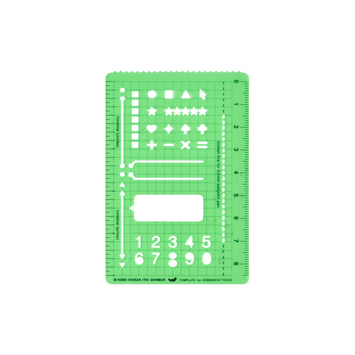 Hobonichi Stencil - Basic