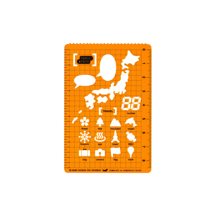 Hobonichi Stencil - Travel