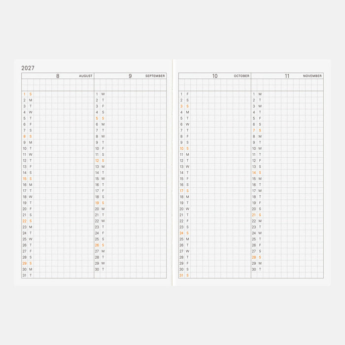 Hobonichi Techo A6 English Planner Book