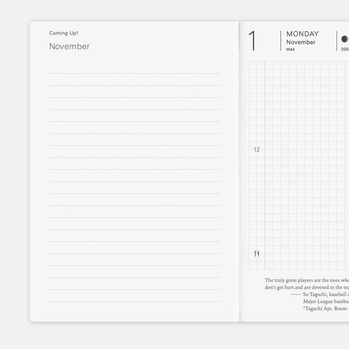 Hobonichi Techo A6 English Planner Book