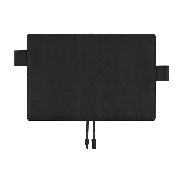 Hobonichi Techo A6 Original Planner Cover - Leather: TS Basic - Black