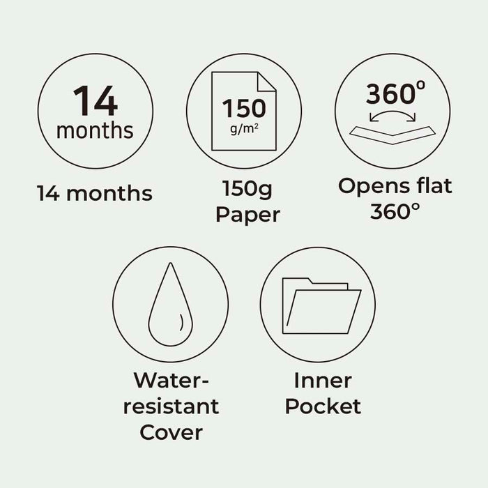 Iconic | Agenda The Planner L 2026 Indi Blue (Mensual)