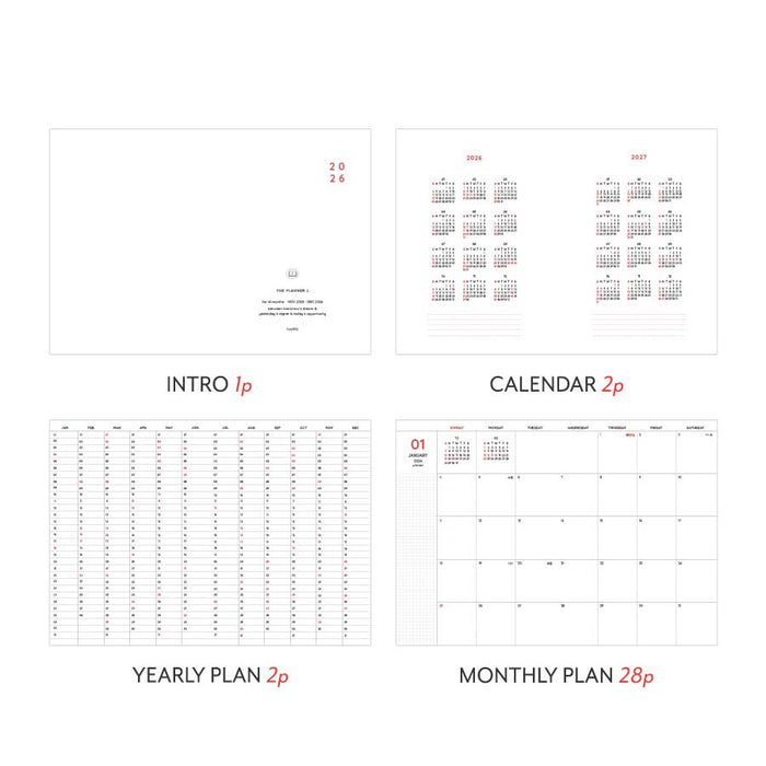 Iconic | Agenda The Planner L 2026 Indi Blue (Mensual)