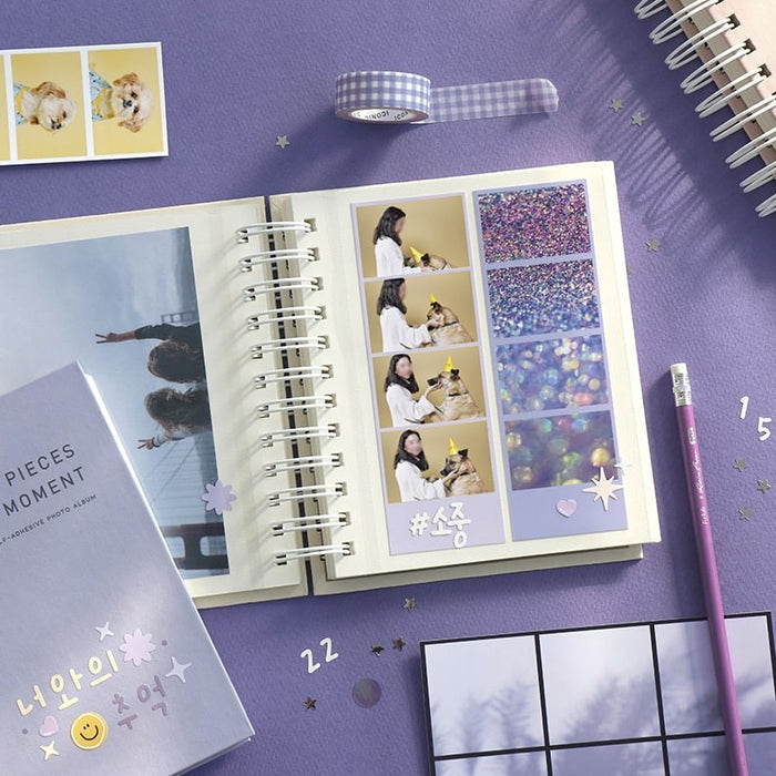 Iconic | Album de Fotos Autoadhesivo Lettering Blue