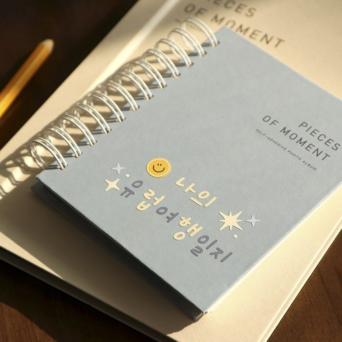 Iconic | Album de Fotos Autoadhesivo Lettering Blue