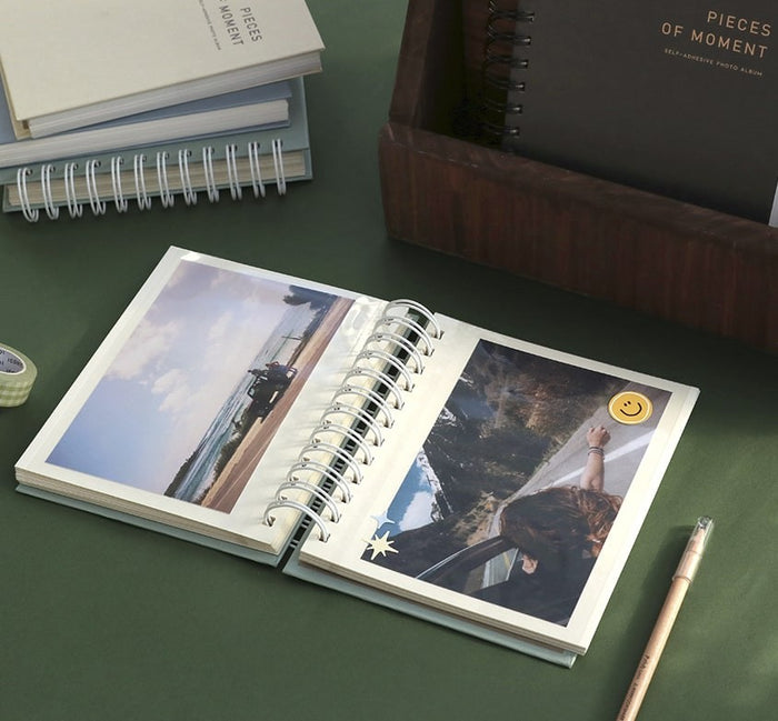 Iconic | Album de Fotos Autoadhesivo Lettering Blue