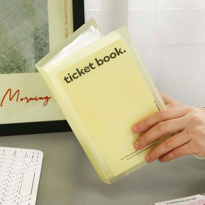 Iconic | Álbum de Tickets Collect Ticket Book Cream Yellow