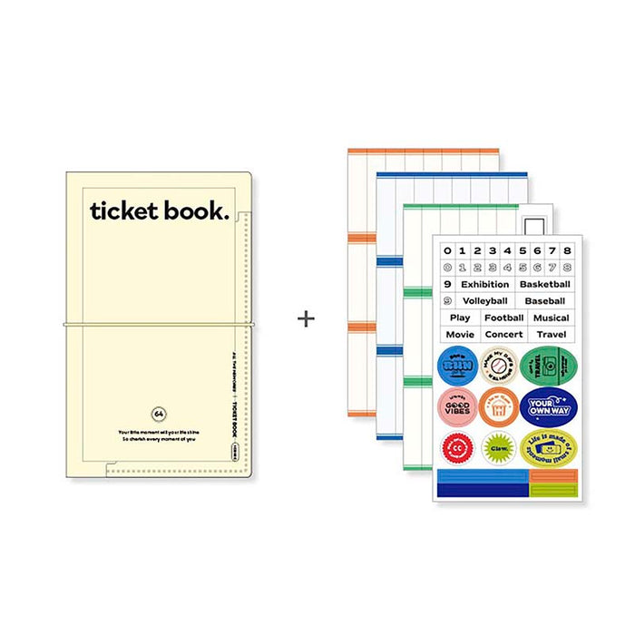 Iconic | Álbum de Tickets Collect Ticket Book White