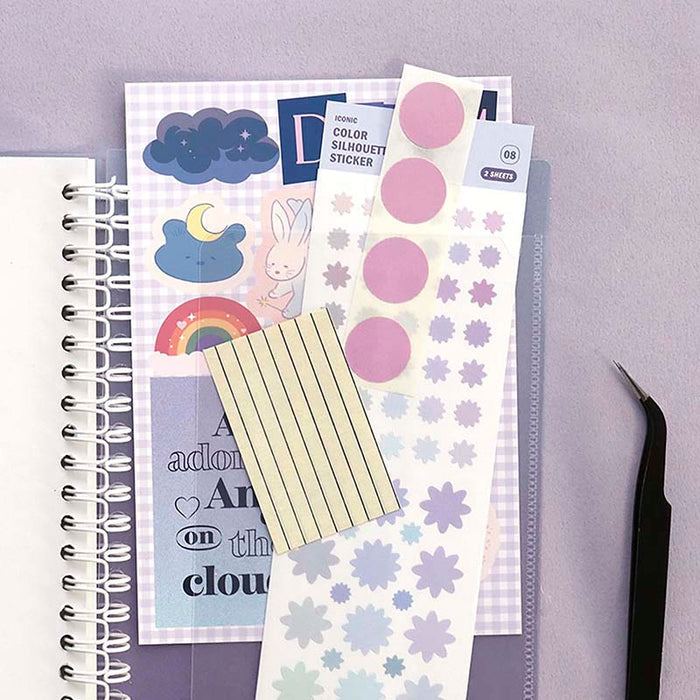 Iconic | Álbum para Guardar Pegatinas Sticker Collecting Book Cream Yellow