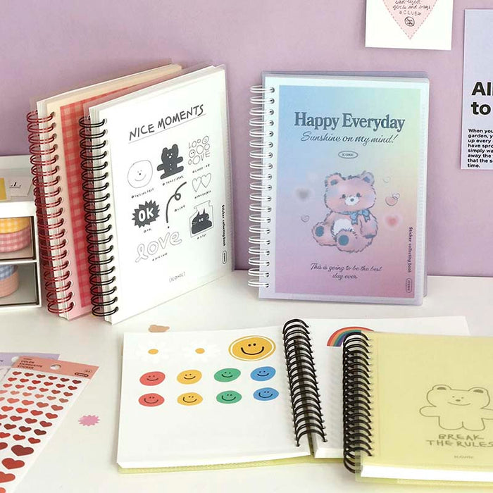 Iconic | Álbum para Guardar Pegatinas Sticker Collecting Book White