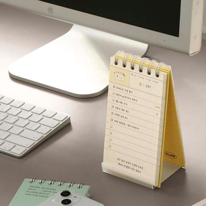 Iconic | Bloc Checklist Flow Butter Yellow