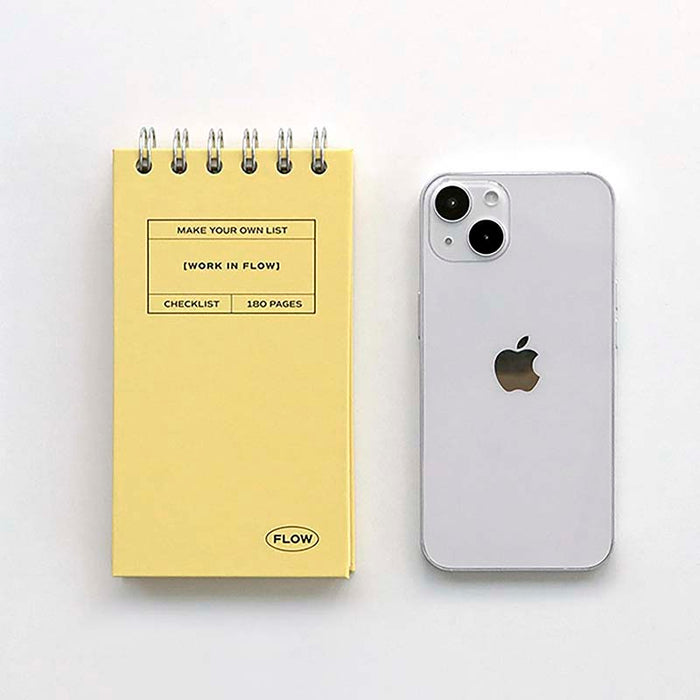 Iconic | Bloc Checklist Flow Butter Yellow