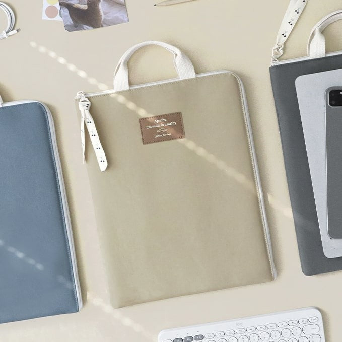 Iconic | Bolso de Ordenador Cottony Beige