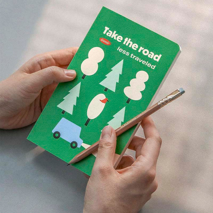 Iconic | Cuaderno Slow B6 The Road (Cuadros)