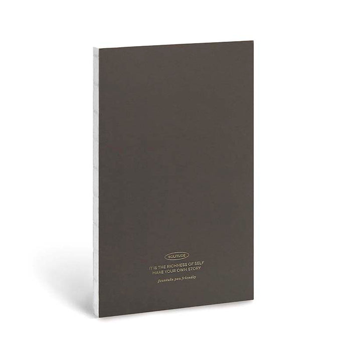 Iconic | Cuaderno Solitude B6 Ash Brown (Rayas)