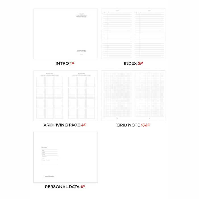 Iconic | Cuaderno Solitude B6 Emerald Green (Cuadros)