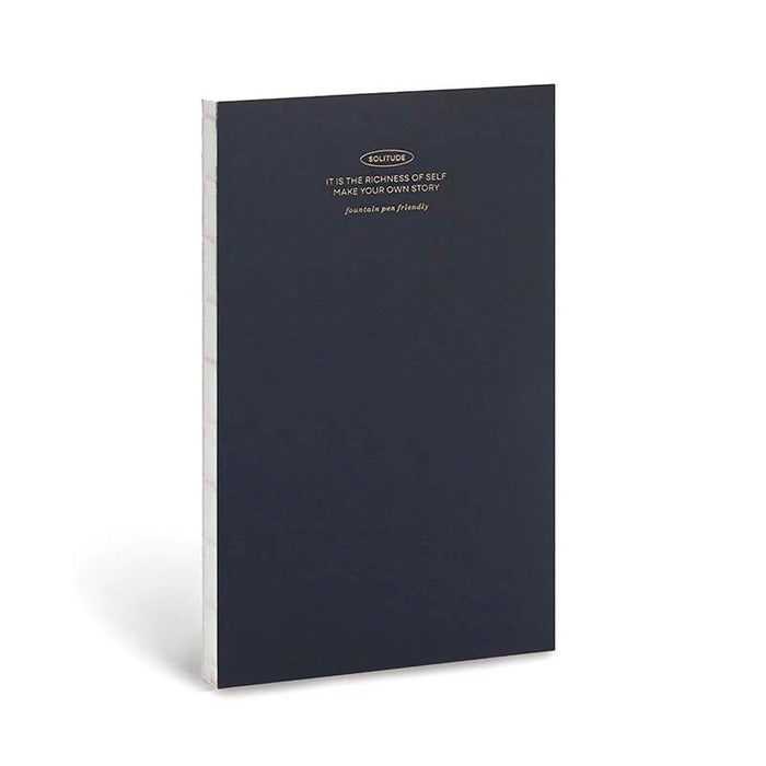 Iconic | Cuaderno Solitude B6 Navy (Cuadros)