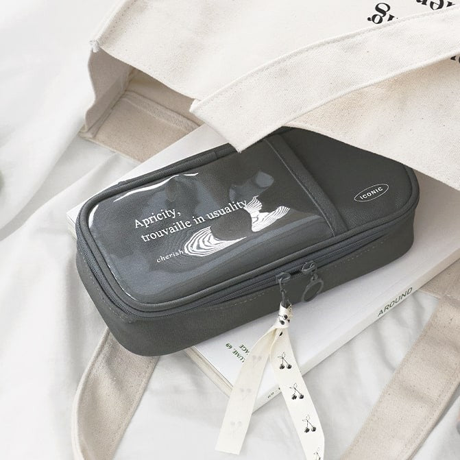 Iconic | Estuche Cottony Grand Charcoal