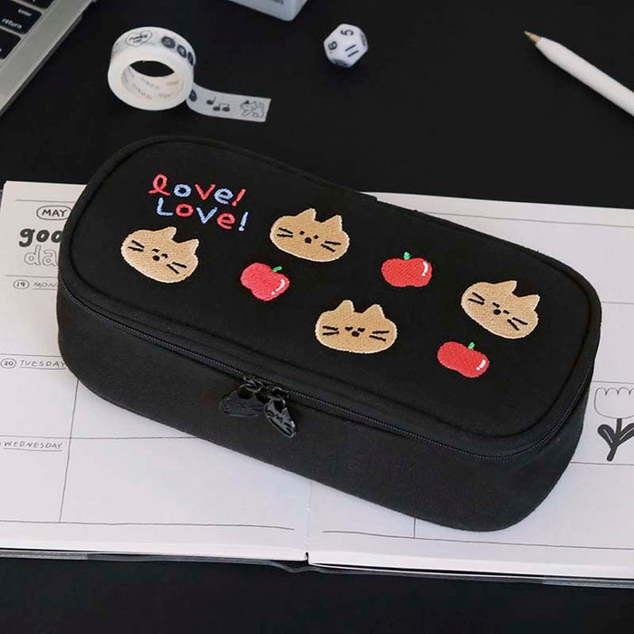 Iconic | Estuche Doodle Black