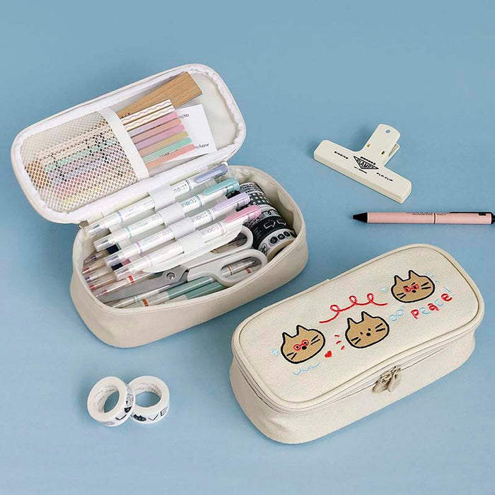 Iconic | Estuche Doodle Cream Beige