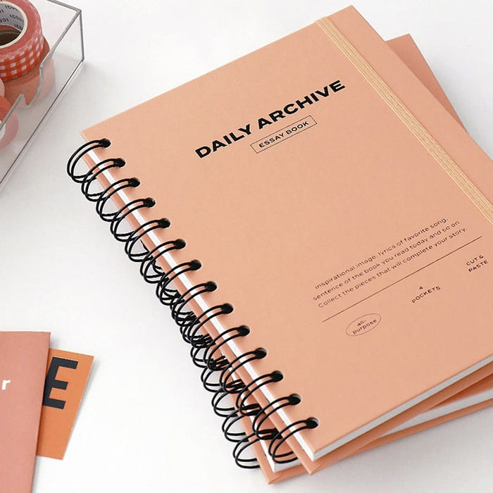 Iconic | Planificador Daily Archiving Book Peach Coral