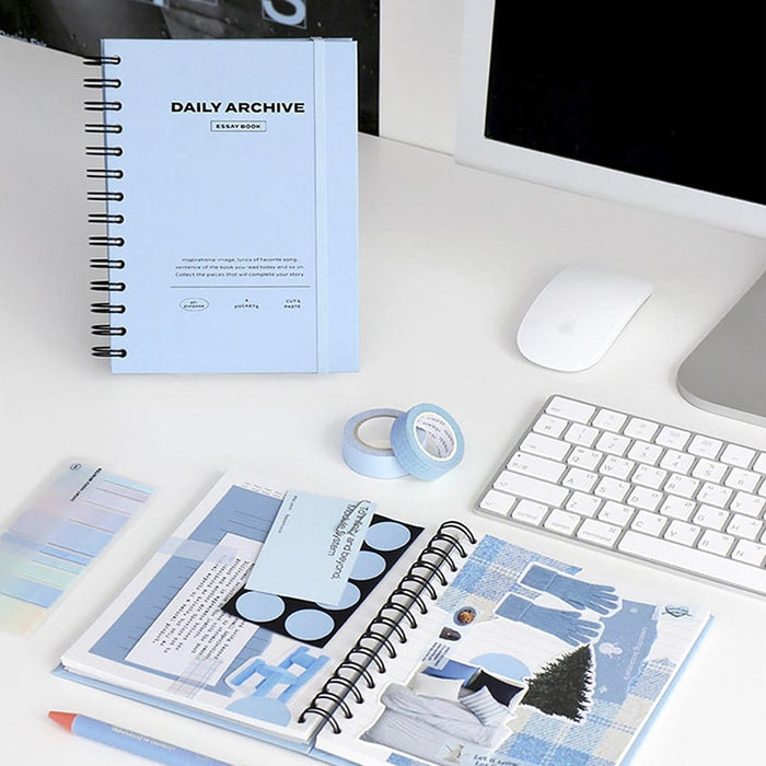 Iconic | Planificador Daily Archiving Book Powder Blue