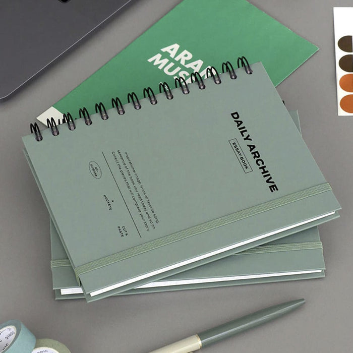 Iconic | Planificador Daily Archiving Book Sage Green