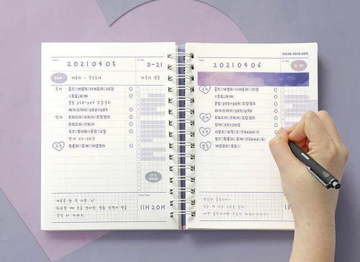 Iconic | Planificador de Estudio Hey Day Pink