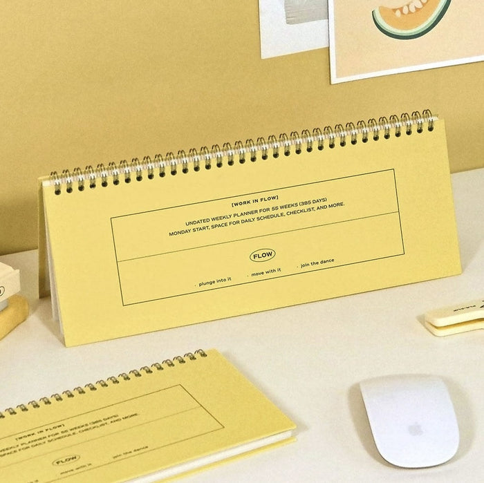 Iconic | Planificador Semanal Flow Butter Yellow