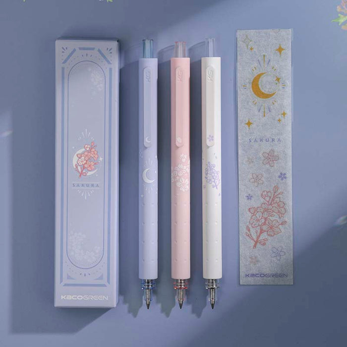 Kaco | Set de Bolígrafos de Gel Rocket Sakura 0.5