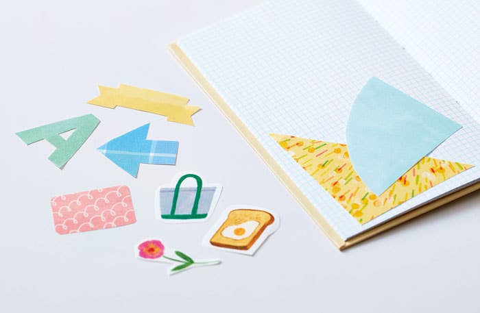 King Jim Decorative Paper Masking Tape Book - Postcard Size