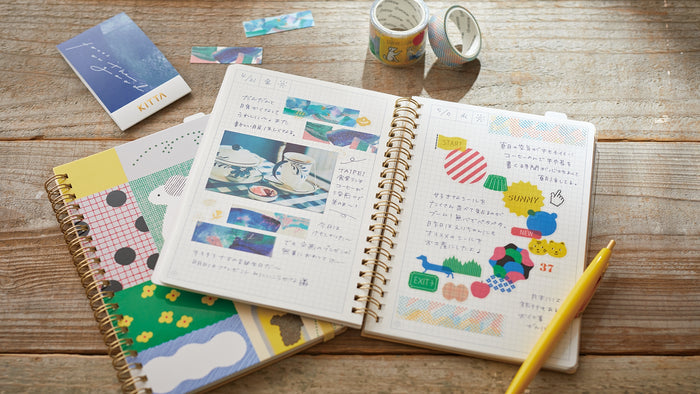 King Jim Hitotoki Note Ring Notebook - Passport Size