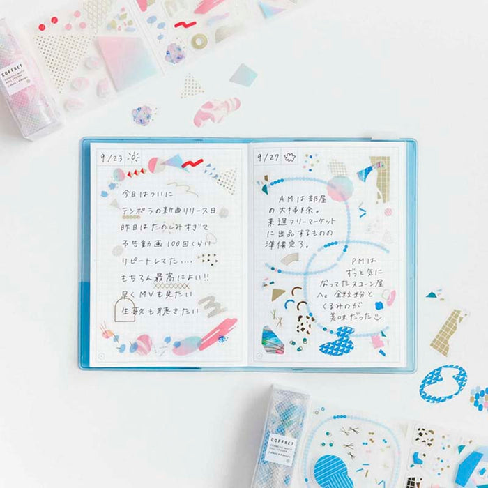 King Jim | Pegatinas en Rollo COFFRET Lagoon Blue