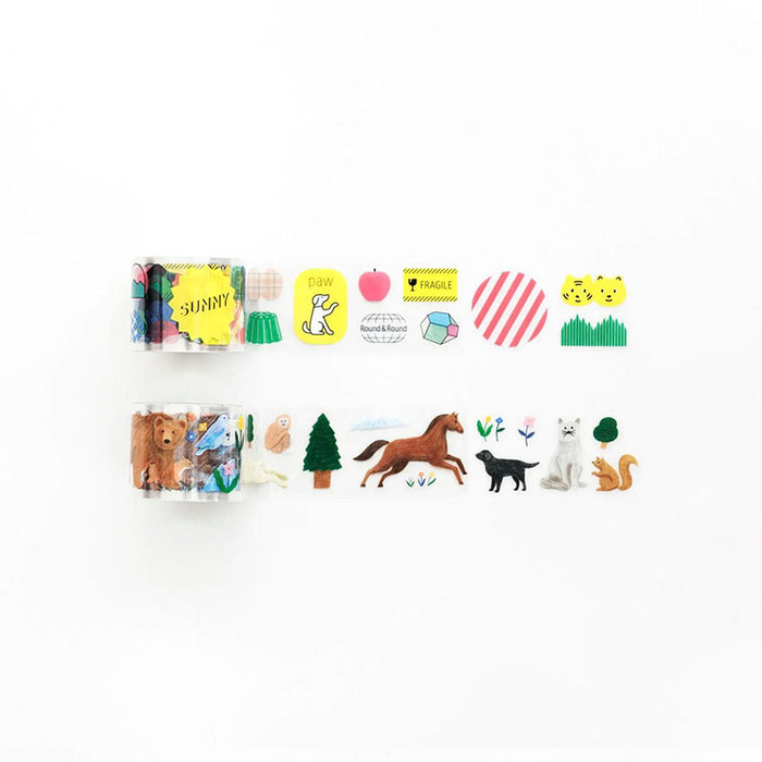 King Jim | Pegatinas en Rollo SODA Transparent Variety (30mm)