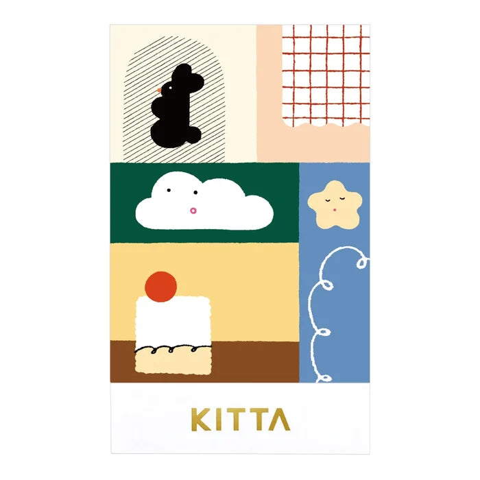 King Jim | Pegatinas Sellos Precortados KITTA Clear Home