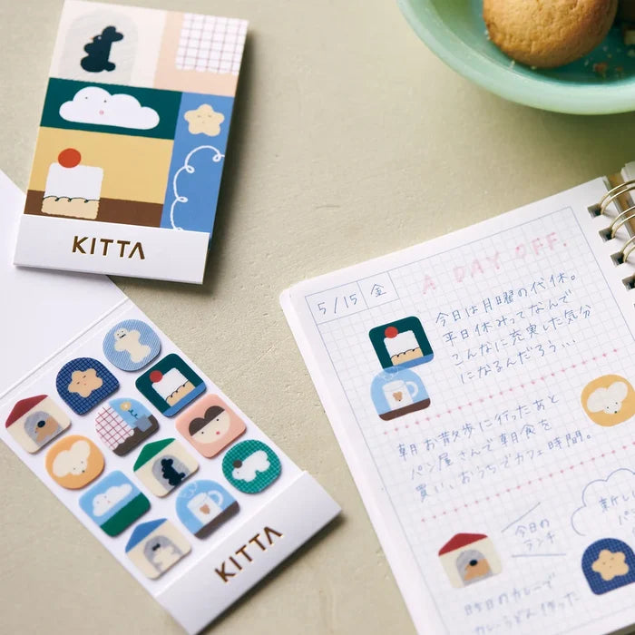King Jim | Pegatinas Sellos Precortados KITTA Clear Home