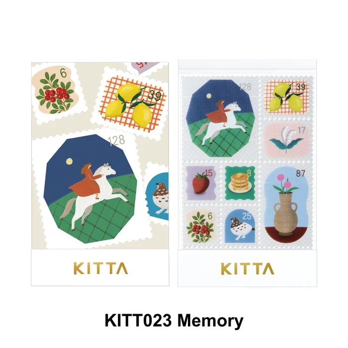 King Jim | Pegatinas Sellos Precortados KITTA Clear Memory