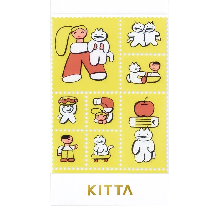 King Jim | Pegatinas Sellos Precortados KITTA Clear Playmates