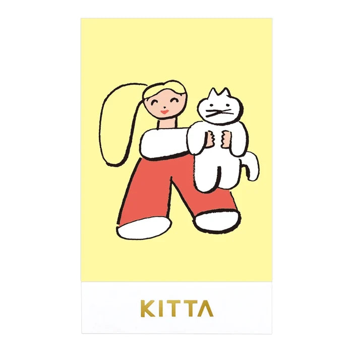 King Jim | Pegatinas Sellos Precortados KITTA Clear Playmates