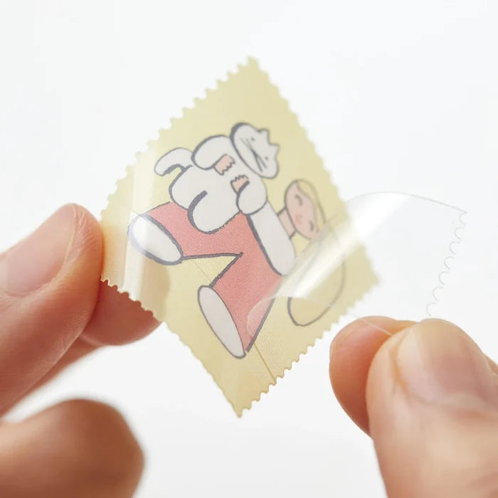 King Jim | Pegatinas Sellos Precortados KITTA Clear Playmates