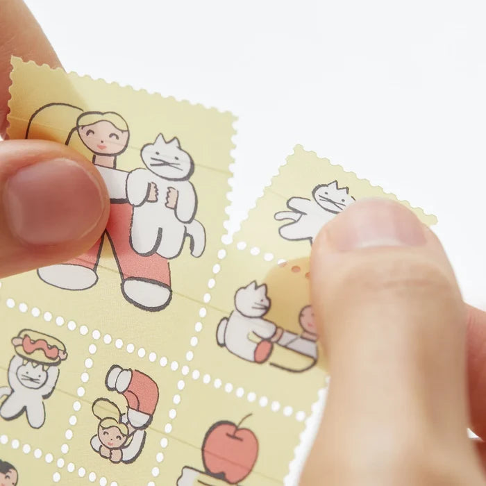 King Jim | Pegatinas Sellos Precortados KITTA Clear Playmates